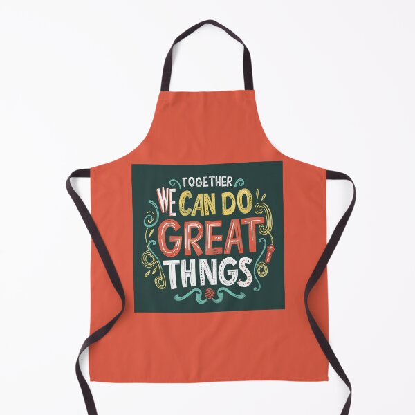 Item preview, TOGETHER WE CAN DO GREAT THINGS - colorful funny letters designed and sold by Szafranscy Art Studio.