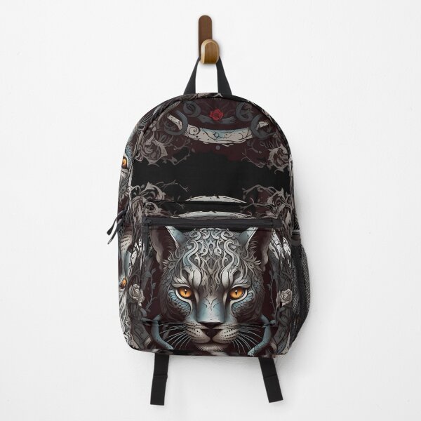 Item preview, Gray & Blue Panther in Oval Frame designed and sold by FocusedArt.