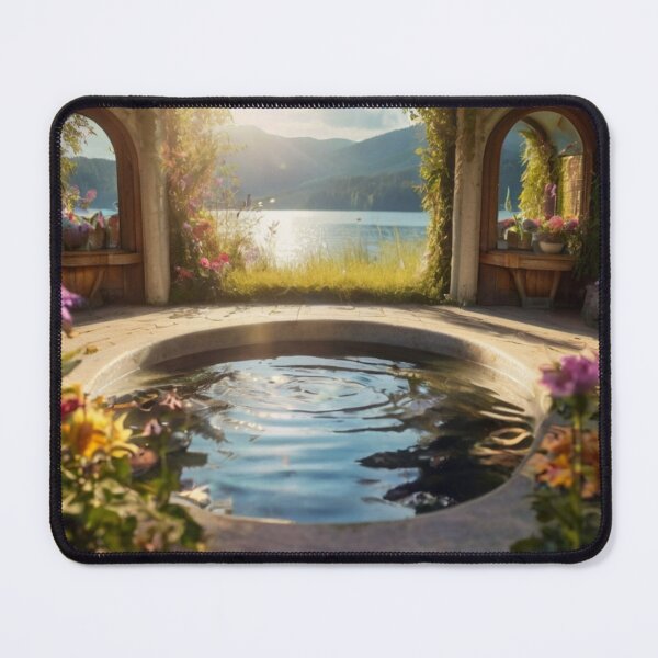 Item preview, Mountain Enchantment Bath Pavilion designed and sold by BlareBlare.