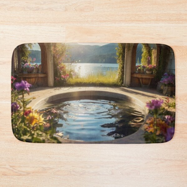 Item preview, Mountain Enchantment Bath Pavilion designed and sold by BlareBlare.