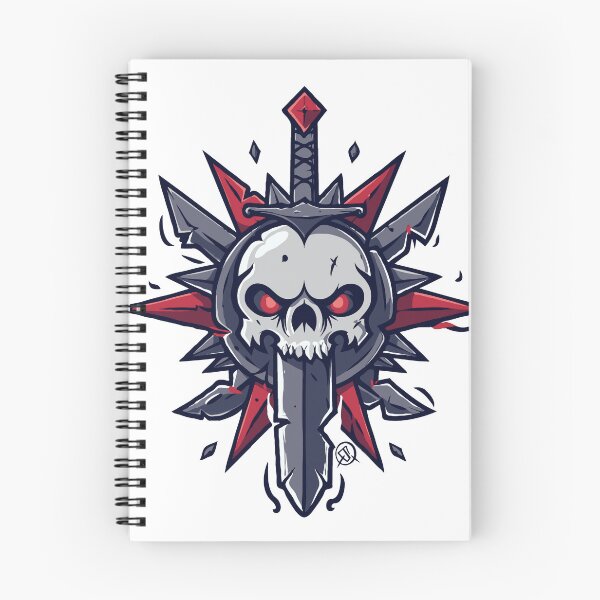 Item preview, Skull with blade designed and sold by eviltorn.