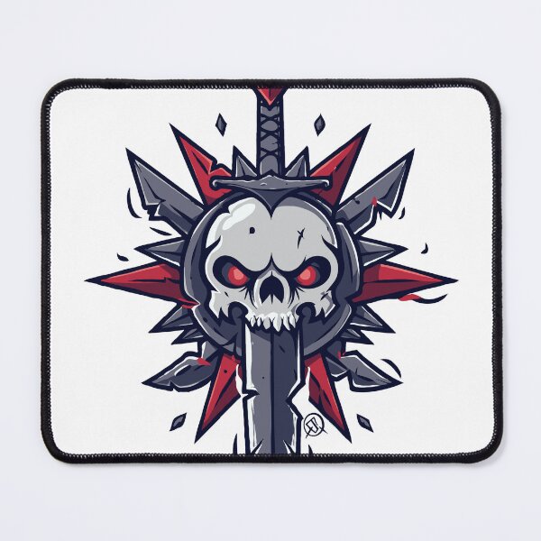 Item preview, Skull with blade designed and sold by eviltorn.