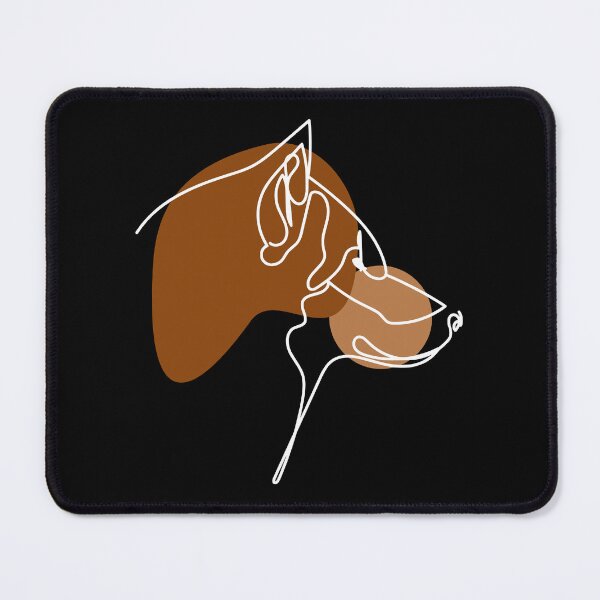 Item preview, Minimalist abstract brown dog designed and sold by AresArts.