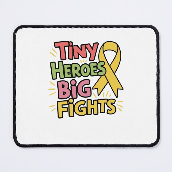 Item preview, Tiny Heroes Big Fights: Childhood Cancer Awareness designed and sold by BunBuntheDog-.