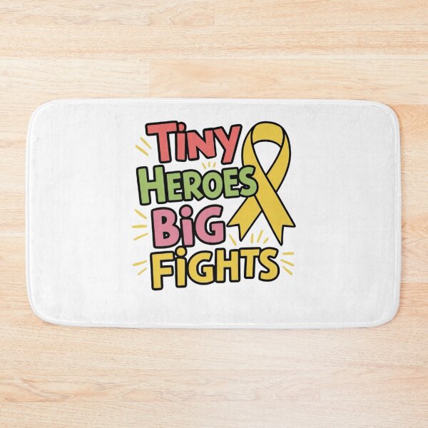 Item preview, Tiny Heroes Big Fights: Childhood Cancer Awareness designed and sold by BunBuntheDog-.