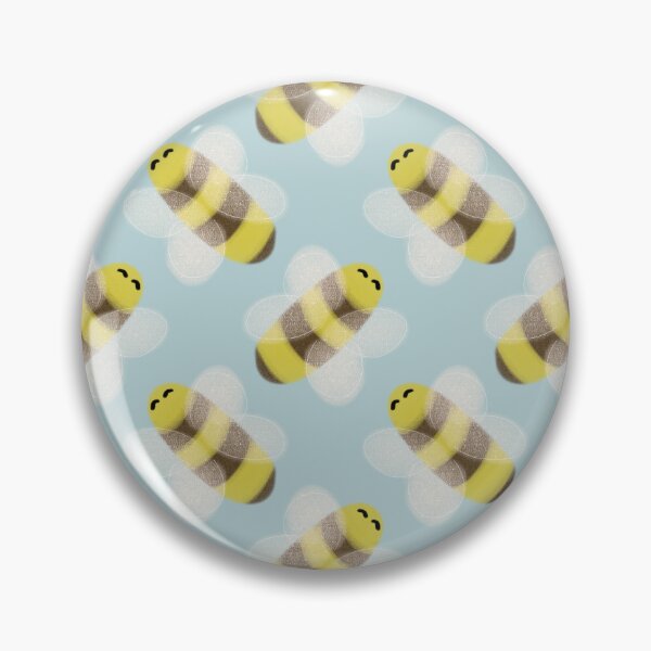 Item preview, Little Bees - Pastel Blue designed and sold by marialindemann.