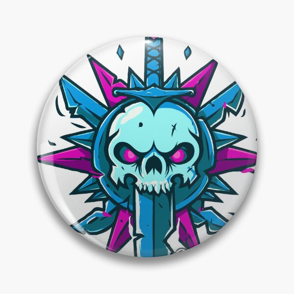 Item preview, Skull with blade designed and sold by eviltorn.