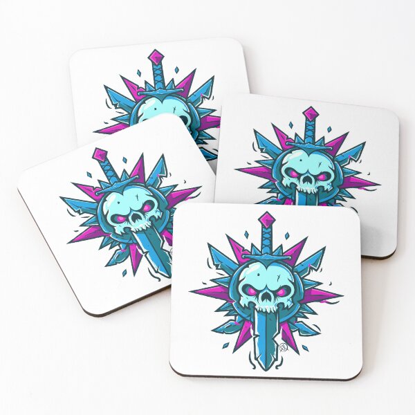 Item preview, Skull with blade designed and sold by eviltorn.
