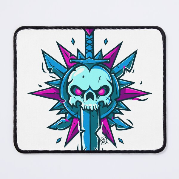 Item preview, Skull with blade designed and sold by eviltorn.