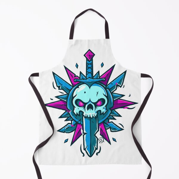 Item preview, Skull with blade designed and sold by eviltorn.