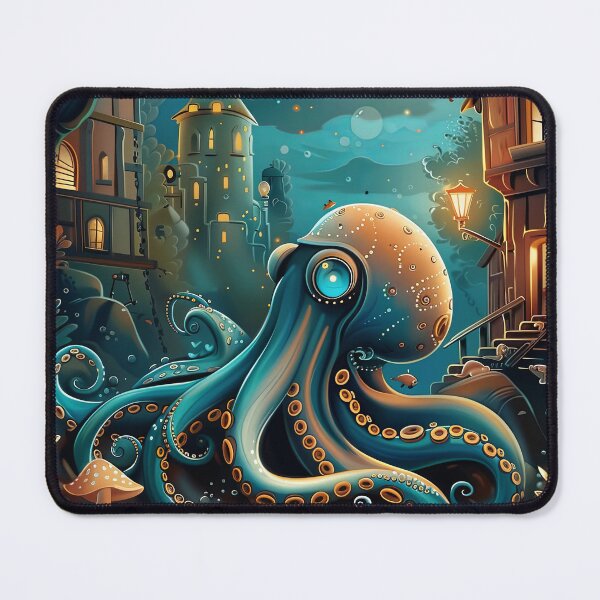 Item preview, The Octopus Engineer designed and sold by Retro Type.
