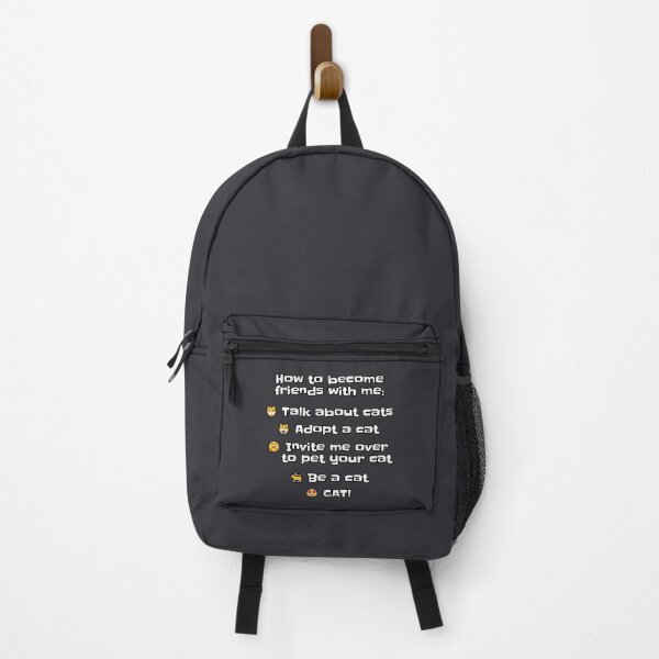 Item preview, How to become friends with me - Funny relatable list and emoji design for cat nerd designed and sold by Scolliecat.