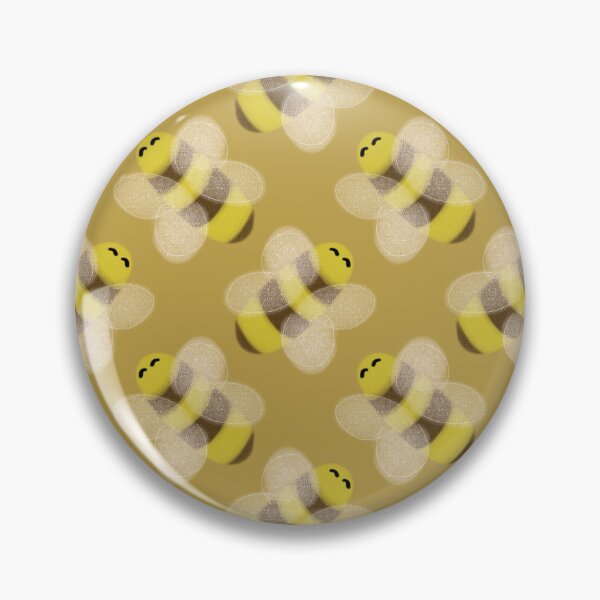 Item preview, Little Bees - Mustard Yellow designed and sold by marialindemann.