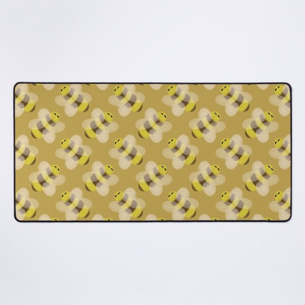 Item preview, Little Bees - Mustard Yellow designed and sold by marialindemann.