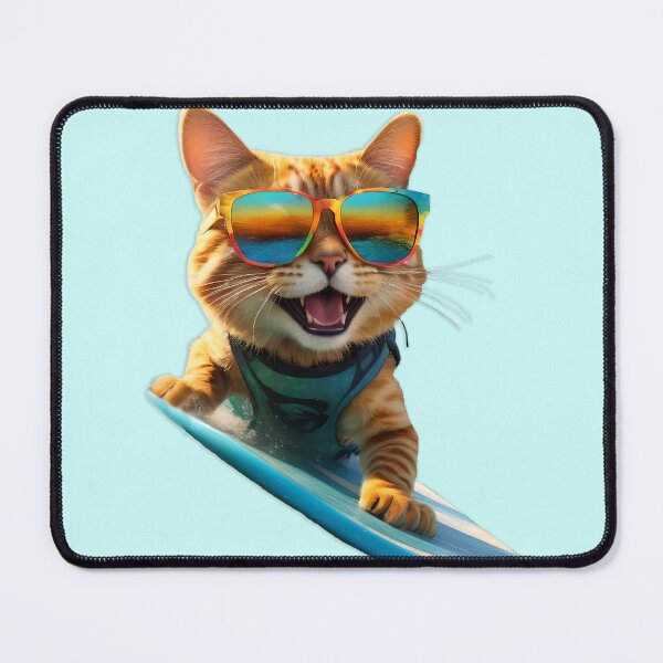 Item preview, Cat surfer designed and sold by GIFT4S.