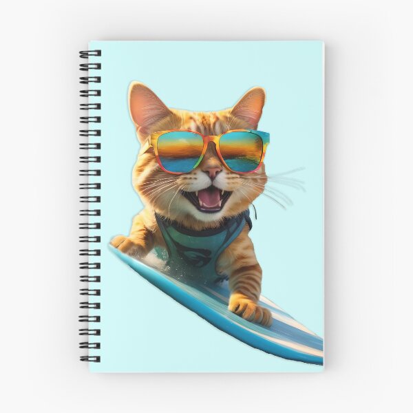 Item preview, Cat surfer designed and sold by GIFT4S.