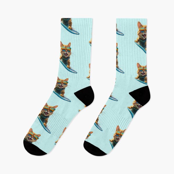 Item preview, Cat surfer designed and sold by GIFT4S.