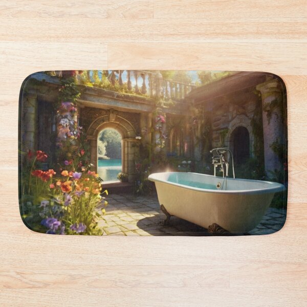 Item preview, Mystical Pavilion Bath in the Mountains designed and sold by BlareBlare.