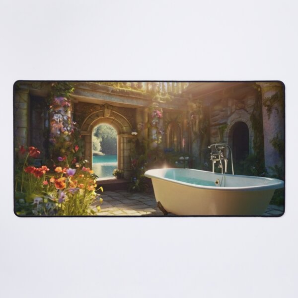 Item preview, Mystical Pavilion Bath in the Mountains designed and sold by BlareBlare.