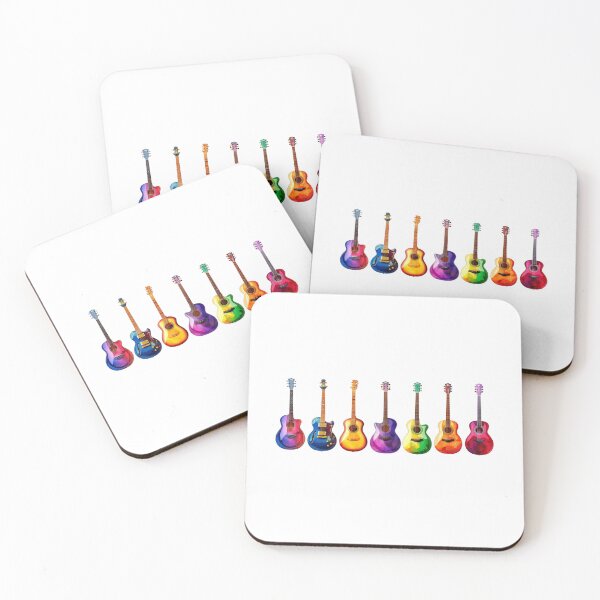 Item preview, Vibrant Multicolor Guitar Collection designed and sold by Craft99.