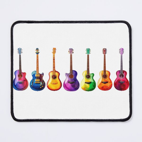 Item preview, Vibrant Multicolor Guitar Collection designed and sold by Craft99.
