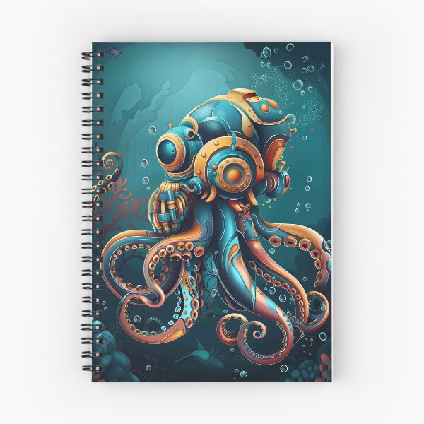 Item preview, Cogwheel Cephalopod designed and sold by Retro Type.