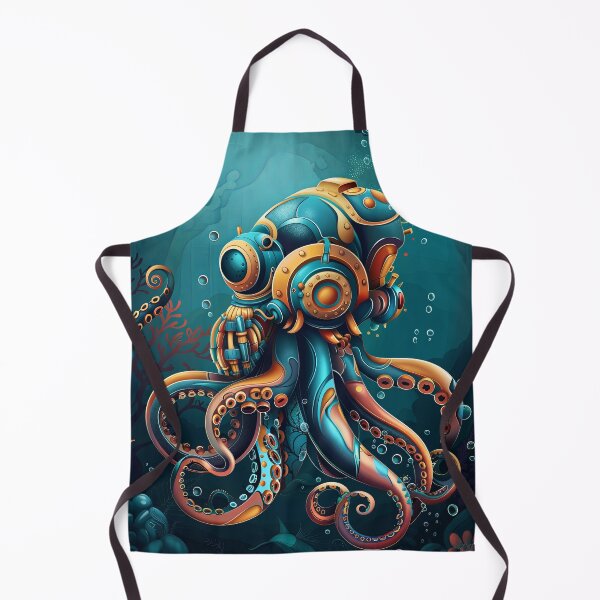 Item preview, Cogwheel Cephalopod designed and sold by Retro Type.