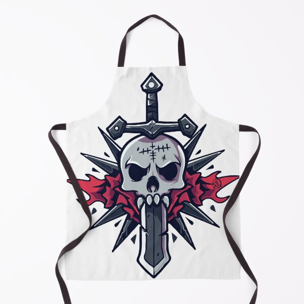 Item preview, Skull with blade designed and sold by eviltorn.