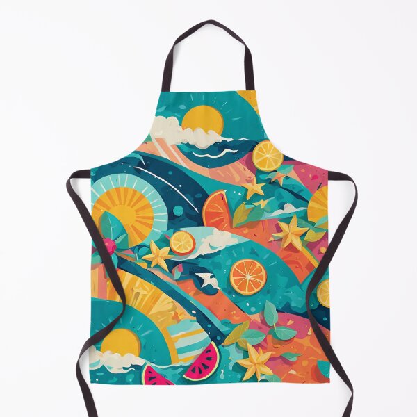 Item preview, Summer Beach Pattern, Abstract Art designed and sold by Burn-Ego.