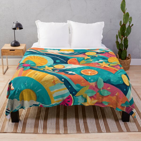 Item preview, Summer Beach Pattern, Abstract Art designed and sold by Burn-Ego.