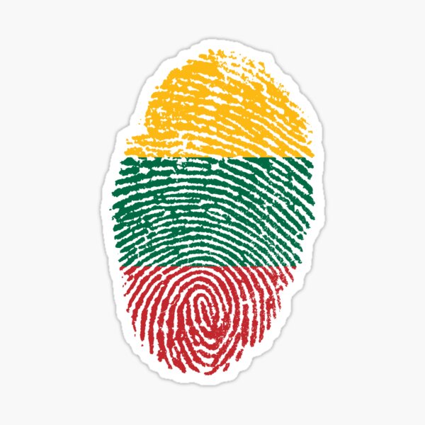 Lithuania Flag Art Slogan Travel Car Bumper Sticker Decal ''SIZES''