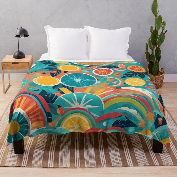 Item preview, Summer Citrus Pattern, Abstract Art designed and sold by Burn-Ego.