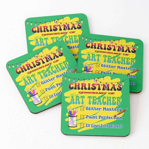 Item preview, Christmas checklist of art teacher designed and sold by Rajasekar.
