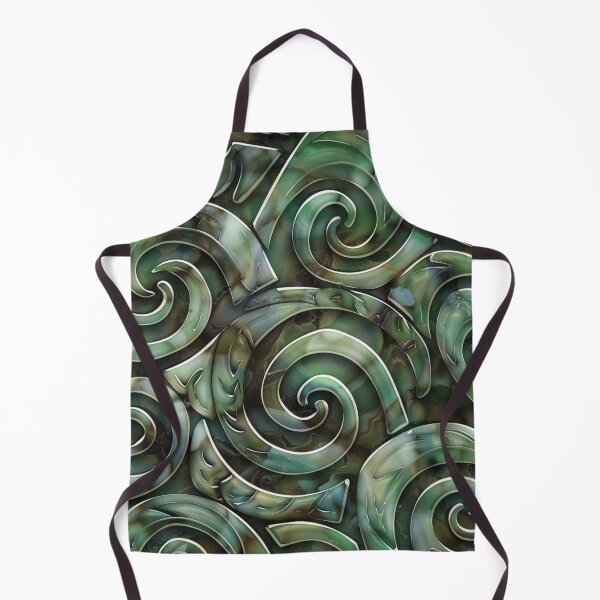 Item preview, New Zealand Māori Paua Pattern Koru Design 12 designed and sold by GrinGalore.