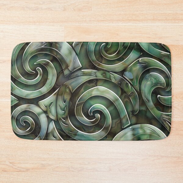 Item preview, New Zealand Māori Paua Pattern Koru Design 12 designed and sold by GrinGalore.