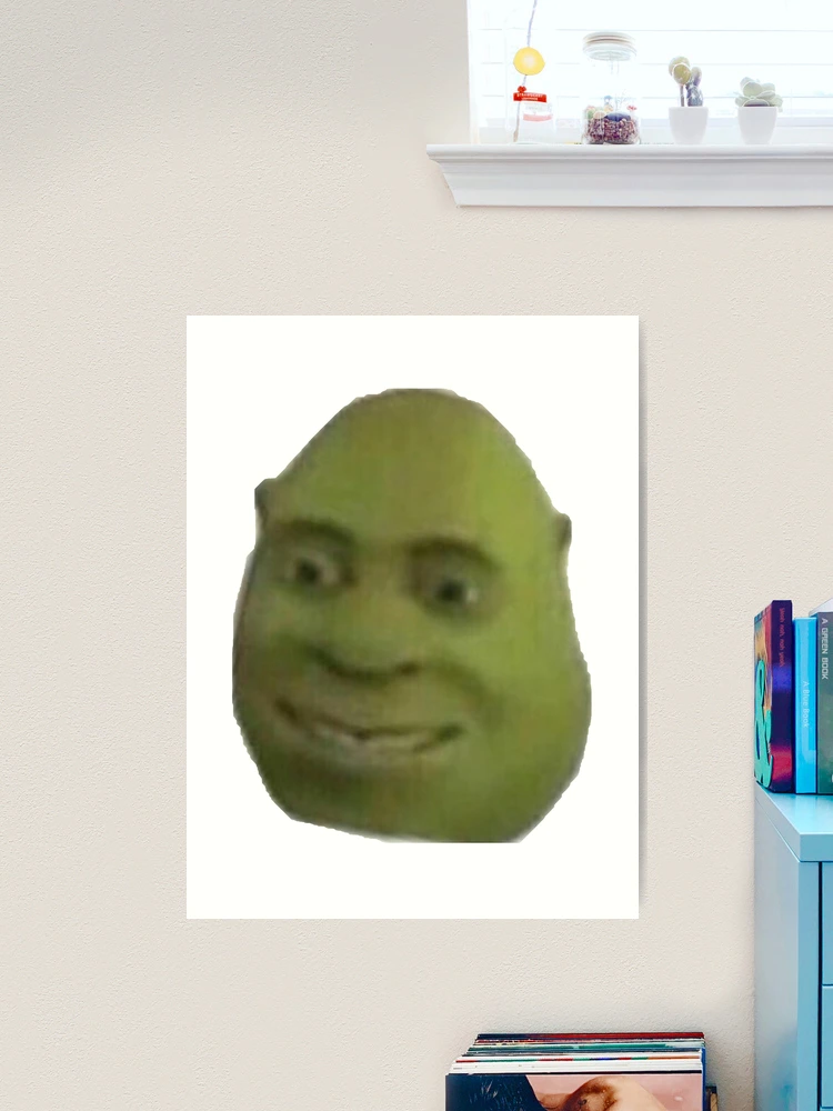 Shrek Flexing meme | Art Print