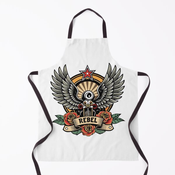 Item preview, Wings, Roses and Rebel Typography designed and sold by Alahchin Art.