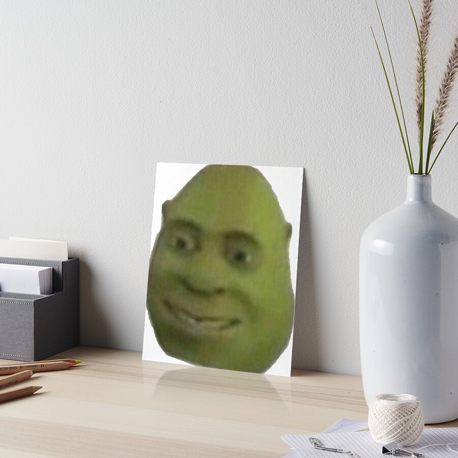 Shrek Flexing meme | Art Print