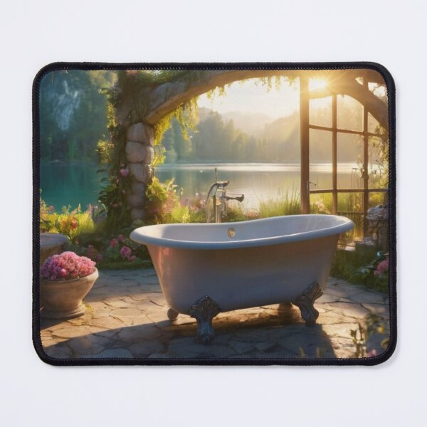 Item preview, Fairy Tale Pavilion Bath with Enchanted View designed and sold by BlareBlare.