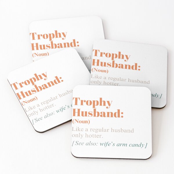 Item preview, Trophy Husband Definition Funny Husband Anniversary T-Shirt designed and sold by fashion-label.