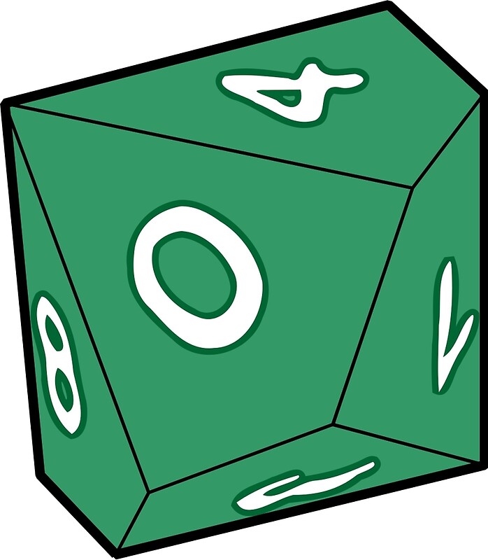 10-sided-dice-d10-art-prints-by-benjiking-redbubble