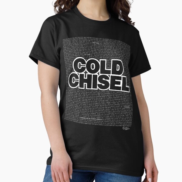 Vista previa del artículo con la obra «Letras de Cold Chisel en español», diseñado y vendido por Ish and Giggles.
