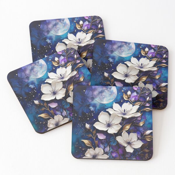 Item preview, Moonlit Blooms - Vibrant Artistic Expression designed and sold by LaLi-Designs.