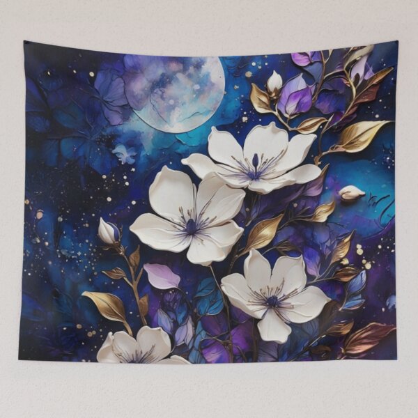 Item preview, Moonlit Blooms - Vibrant Artistic Expression designed and sold by LaLi-Designs.