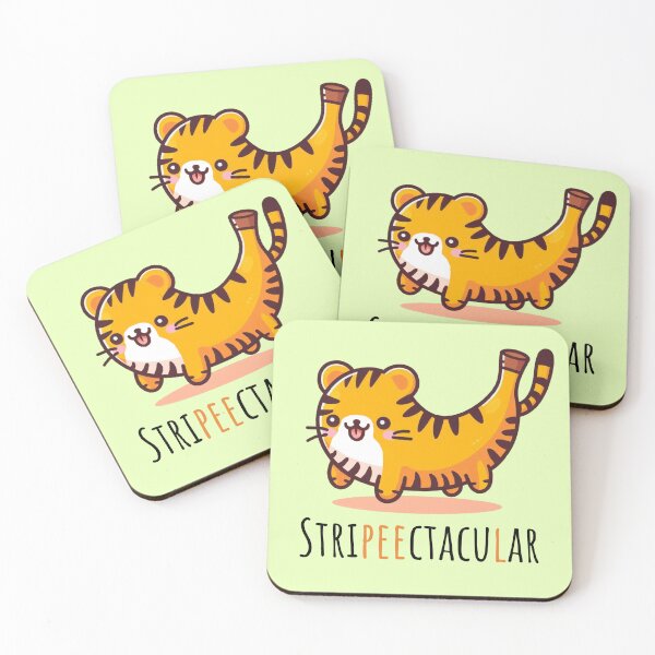 Item preview, Stripeectacular - cute banana tiger designed and sold by Funny-Banana.