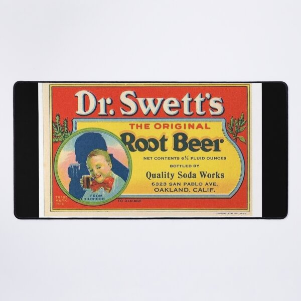 Item preview, Vintage American Root Beer Advert Dr Swett`s designed and sold by KALEIDOSCOPE UK.