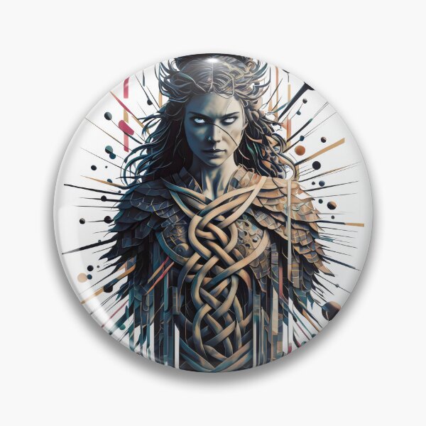 Item preview, The Spirit of The Celt. Queen Maeve. Celtic Goddess in Ink Design designed and sold by CELTIC-DESIGNS.