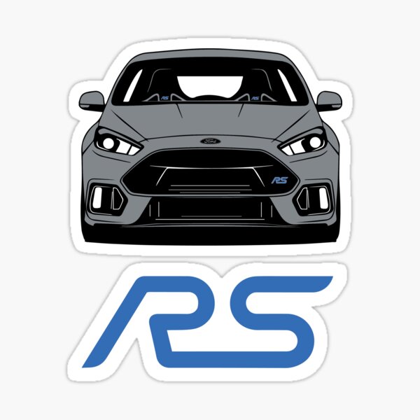 Focus RS-Aufkleber in Ford Performance Blau 2014-2018