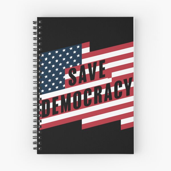 Item preview, Save Democracy Campaign Logo - American Flag Design Promoting Civic Engagement and Voting Rights designed and sold by FEBRICAST.