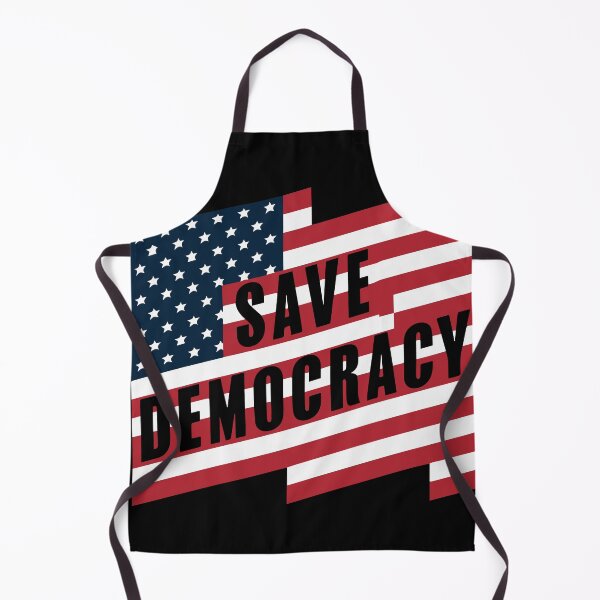 Item preview, Save Democracy Campaign Logo - American Flag Design Promoting Civic Engagement and Voting Rights designed and sold by FEBRICAST.